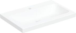 Geberit Aufsatzwaschtisch iCon aus Keramik in Weiß, Rechteckig, Breite: 75 cm, Tiefe: 48 cm - Bild 1