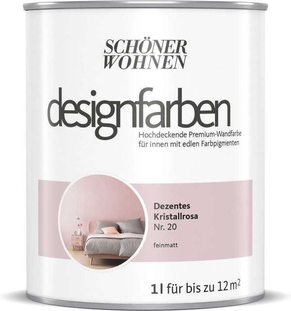 Schöner Wohnen Designfarben Holz in Dezentem Kristallrosa, wasserbasiert und konservierungsmittelfrei - Bild 1