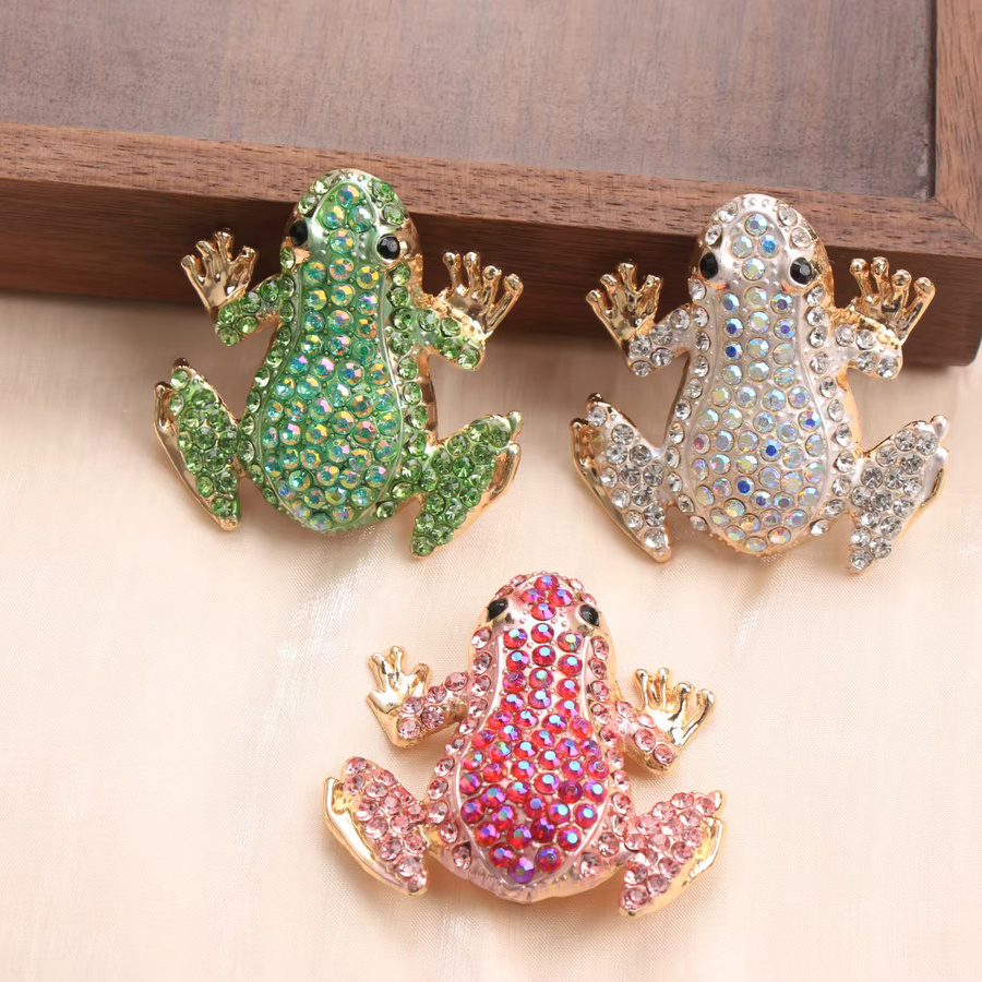 Brosche Frosch-Design, Unisex, QATT - Bild 2