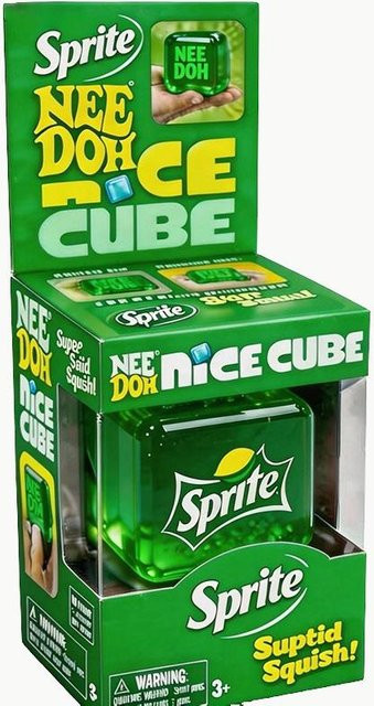 NeeDoh Dr Pepper x Nice Cube Squishy, Stressabbau Spielzeug, Weicher Knetwürfel - Bild 1