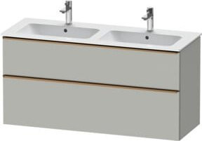 Duravit Waschtischunterschrank D-Neo grau, B/T/H: 128 x 46,2 x 62,5 cm - Bild 1