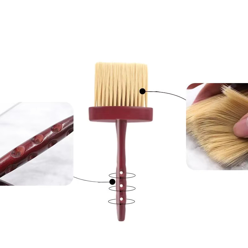 IRUIBEAUTY Haarbürste für Gesicht und Haare, Rotbraun - Bild 3