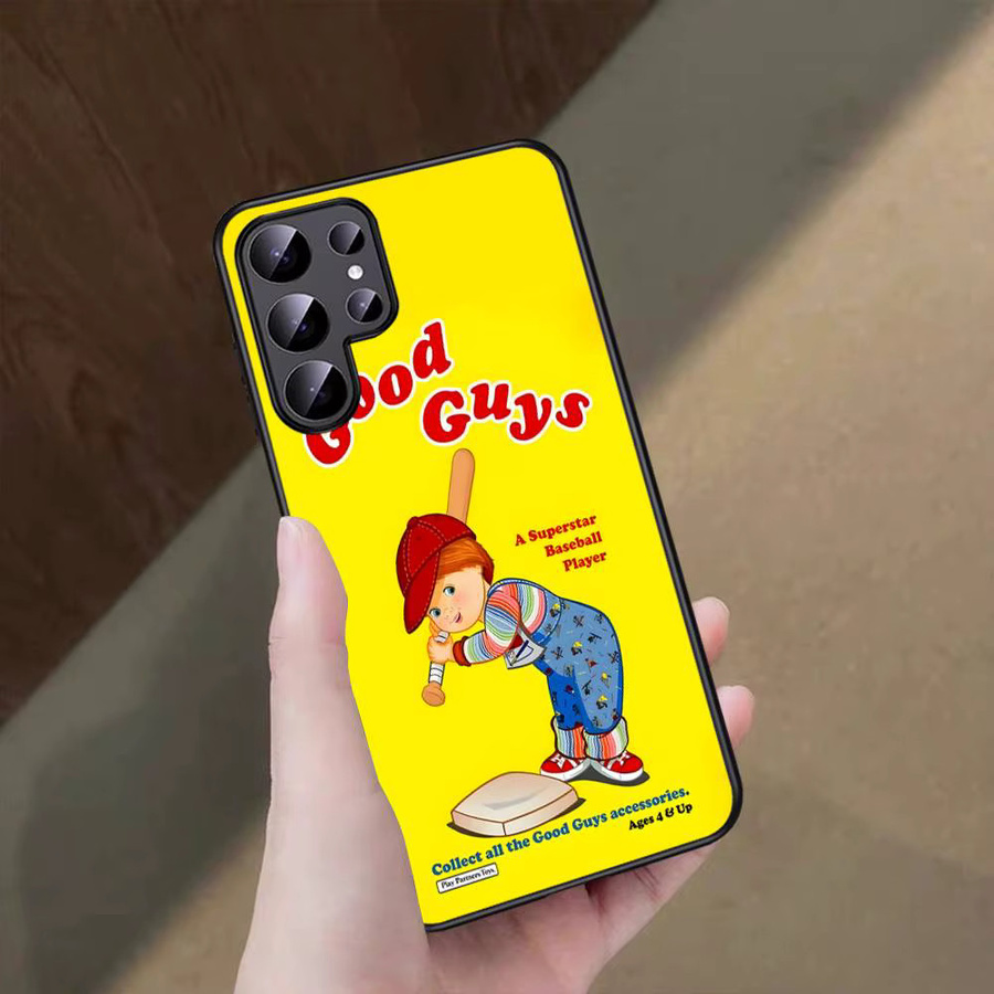 Chucky Good Guys Handyhülle für Samsung Galaxy S24 Ultra 5G S23 S22 S21 S20 FE und weitere Modelle in Gelb - Bild 2