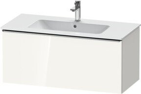 Duravit Waschtischunterschrank D-Neo, wandhängend, Weiß Hochglanz, B: 101 cm, T: 46,2 cm - Bild 1