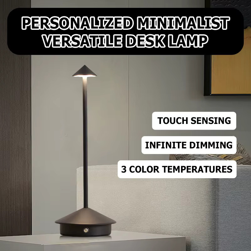 Dimmbare LED Tischlampe von ggbingo mit Touch-Funktion und wiederaufladbarem Akku für Esszimmer und Schreibtisch - Bild 4