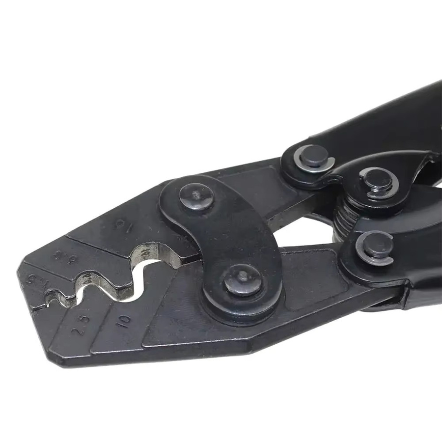 Lsmake Crimpzange HS-16 für Kabelschuhe und Bare Terminals, Drahtzange und Schneider für 1,25-16 mm² - Bild 4