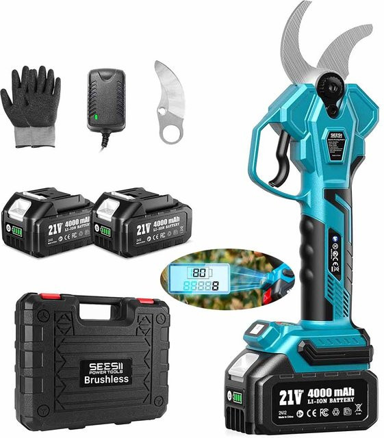 Seesii Bürstenlose elektrische Astschere für Makita 18V LXT Akku mit 40mm Schneidkapazität - Bild 1