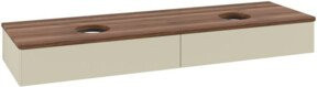 V&B Waschtischunterschrank Antao mit Beleuchtung in Weiß lackiert, B/T: 160 x 50 cm - Bild 1