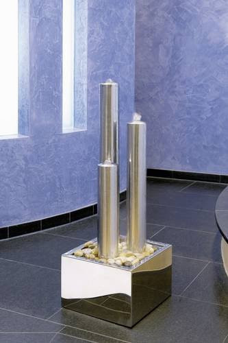 FIAP 1410-2 Ablaufsieb aus Edelstahl in Silber, B: 30,0 cm, T: 30,0 cm, H: 83,0 cm - Bild 1