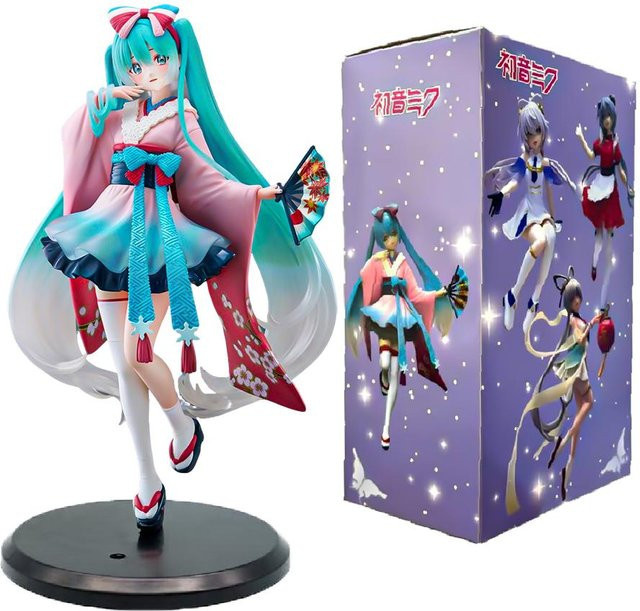 Yiran toy 1 Hatsune Miku Anime Figur Neo Tokyo Kimono Action Figur PVC - Bild 1