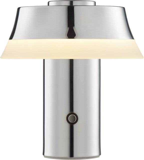 Brilliant LED Tischleuchte Kinich in Chrom, dimmbar, warmweiß - Bild 1