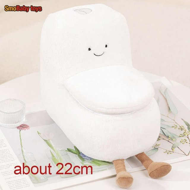Yiran Health & Beauty Kacke Stoffpuppe, Plüsch / Textil, Weiß - Bild 1