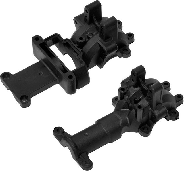 Hbx Getriebeabdeckung vorne und hinten, RC Auto Ersatzteile, Kunststoff, Schwarz - Bild 1