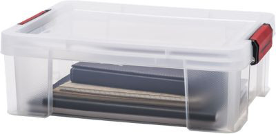 Paperflow CLIP'N STORE Aufbewahrungsbox mit Deckel, transparent, 9 l, BPA-frei und lebensmittelgeeignet - Bild 1