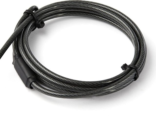 StarTech.com Sicherheitskabelschloss in Grau mit 2m Stahlkabel für K-Slot, Nano und Wedge Slot mit Push-to-Lock Taste und Schlüssel - Bild 1