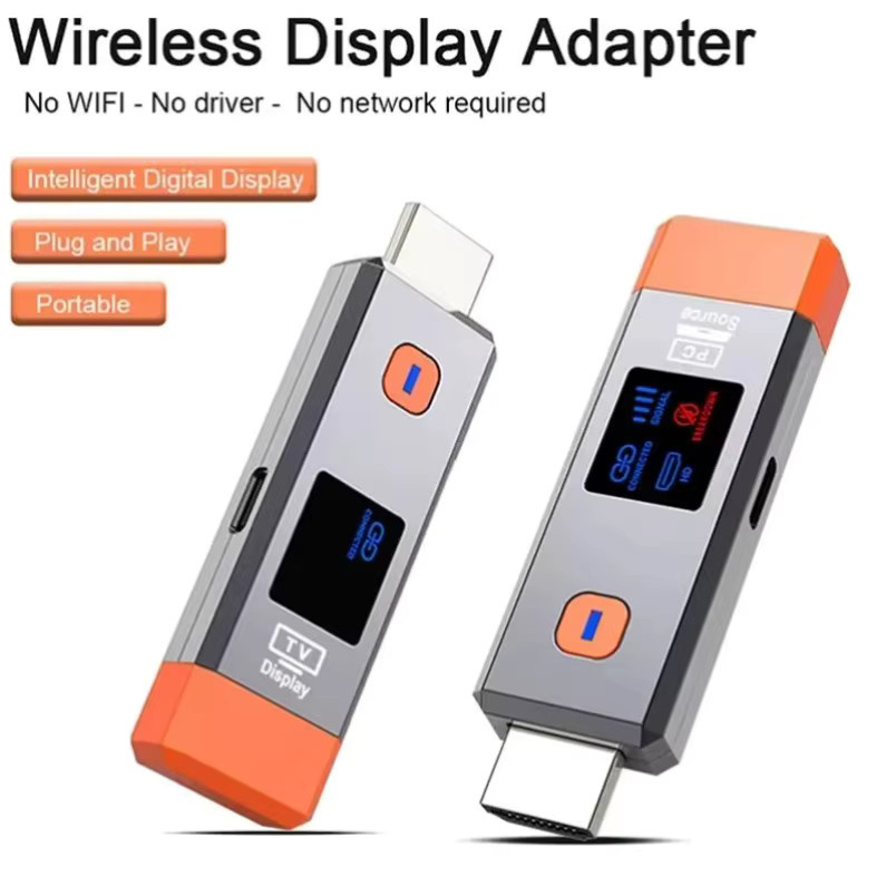 Alynic Wireless HDMI Adapter Full HD 1080P@60Hz 5.8G Sender und Empfänger Set für dein Home Office - Bild 2