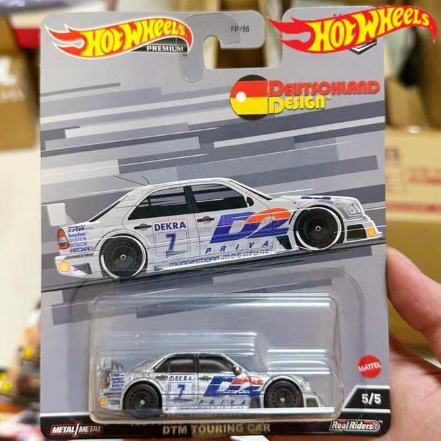 Hot Wheels AMG Mercedes C-Klasse DTM Touring, Modellauto, 1:64, Metall, ab 3 Jahren - Bild 1
