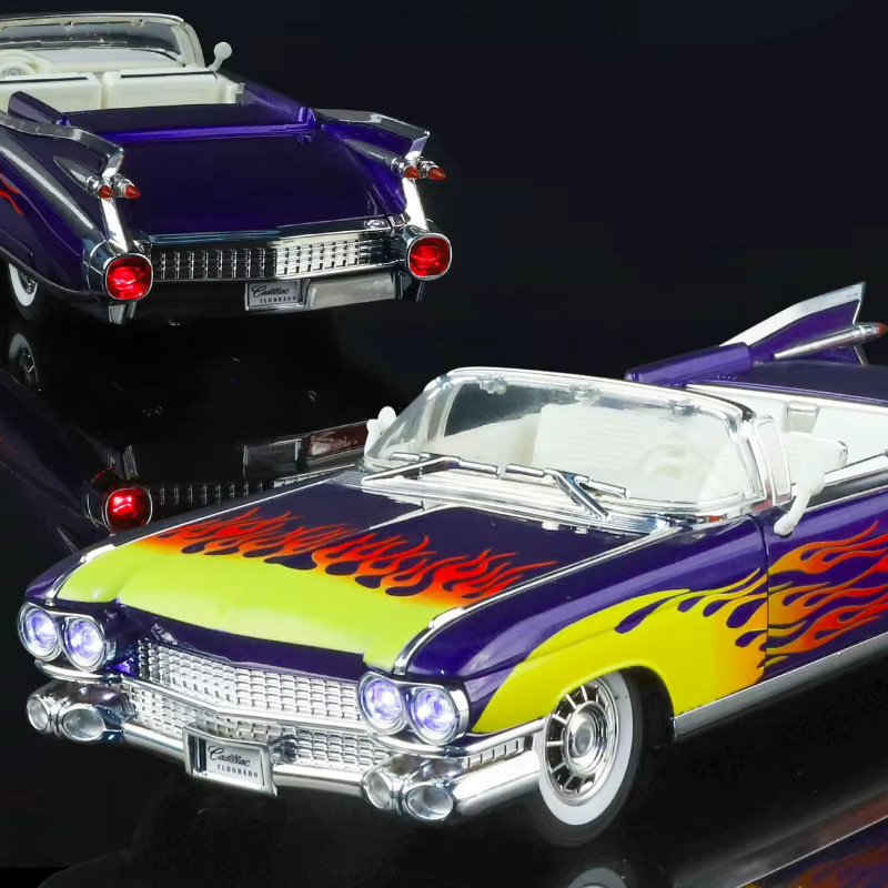 Eldorado Big Rocket Vintage Oldtimer Modell, 1:24, Metall, mit Licht und Sound - Bild 3