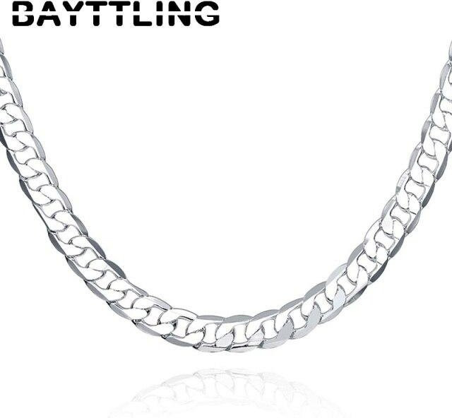 Lucky Star Jewelry Halskette 925 Silber, Figaro, 60 cm, Unisex - Bild 1