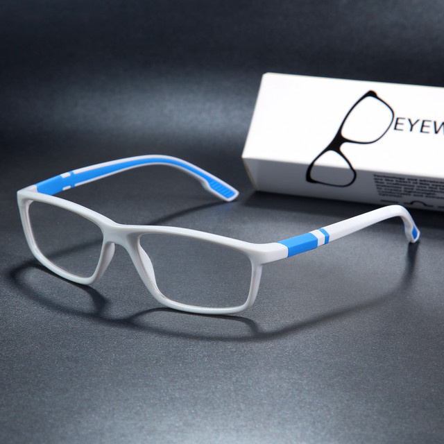 VOPHA Lesebrille, Vollrand, rechteckig, Kunststoff, weiß, Unisex - Bild 1