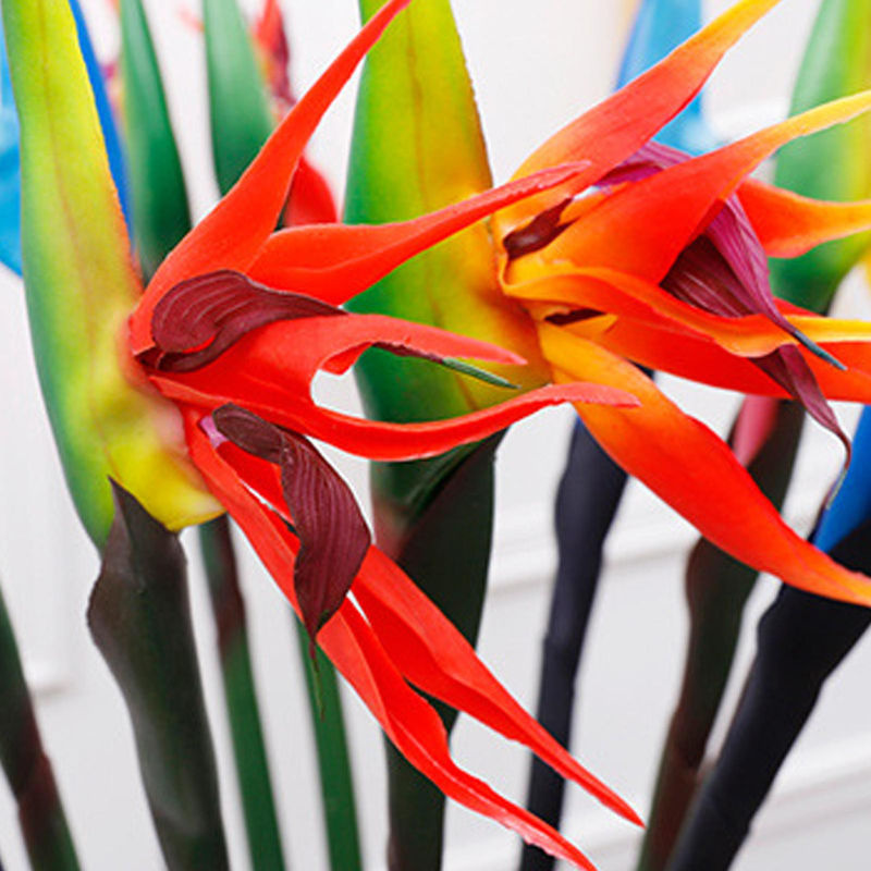 Künstliche Paradiesvogelblume von mfySpace in Rot als dekorative Kunstpflanze für den Innenbereich - Bild 2