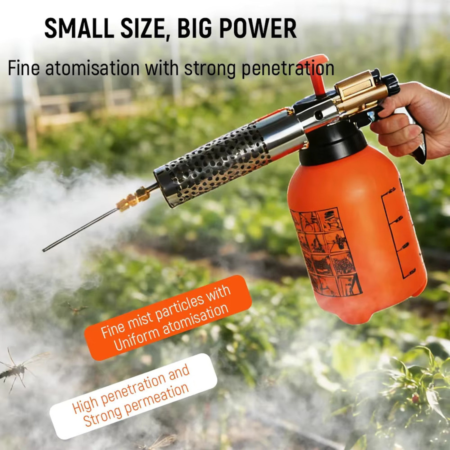 Tragbarer thermischer Nebelgenerator zur Schädlingsbekämpfung und Mückenbekämpfung, 2 l, Orange - Bild 5