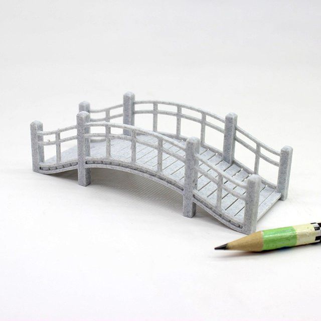 ZTOYL Miniatur Brücke als DIY Terrarium Ornament für Garten, Bonsai und Steingarten Dekoration - Bild 1