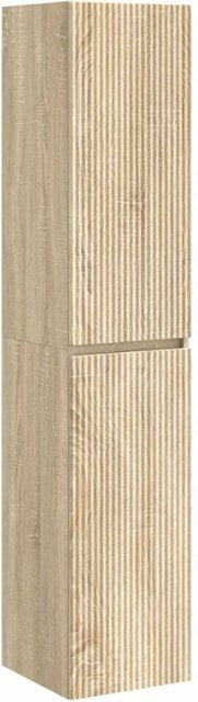 vidaXL Wandmontierter Badezimmerschrank in Sonoma-Eiche, modern und matt - Bild 1