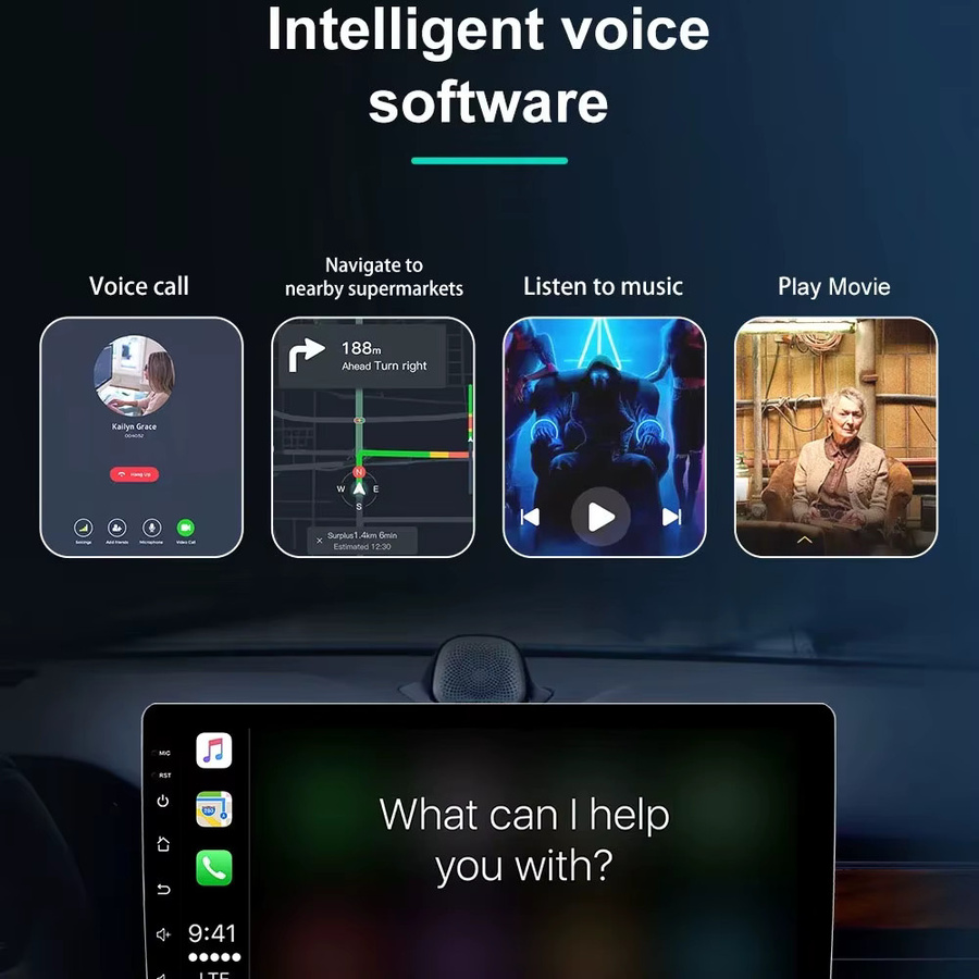 GcPaSr Android 16 Autoradio im Tesla-Stil mit 9,7 Zoll vertikalem Bildschirm, GPS Navigation und Multimedia-Player für Hyundai Sonata I40 I45 (2011-2015), Schwarz - Bild 4