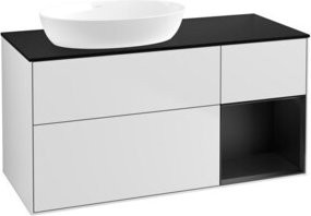 V&B Waschtischunterschrank Finion in Weiß lackiert, Breite: 120 cm, Tiefe: 50,1 cm, Höhe: 50,1 cm - Bild 1