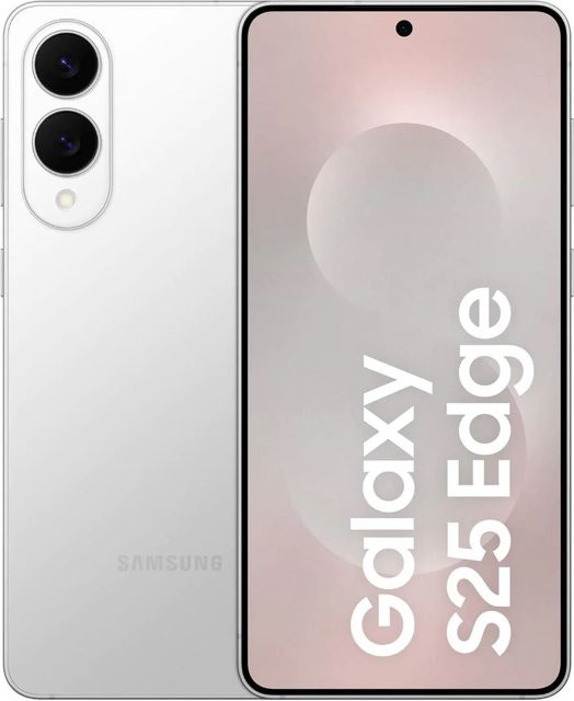 Samsung Galaxy S25 Edge Smartphone 256GB Titanium Silver mit 6,7 Zoll OLED Display, Android 15 und 200MP Dual-Kamera - Bild 1
