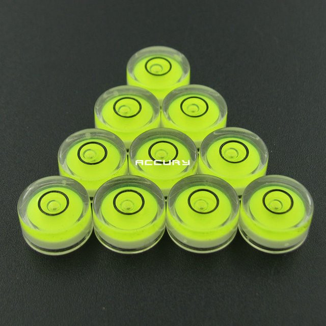 HACCURY Mini Perlen-Wasserwaage Set, 100 Stück, Grün, Durchmesser: 12 mm und 15 mm - Bild 1
