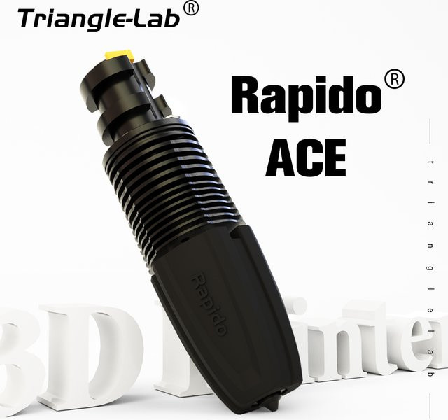 Trianglelab Rapido ACE Hotend Hochdurchfluss Hochgeschwindigkeit für Voron DDE und Rapido Extruder, Bowden-kompatibel oder Direktantrieb - Bild 1
