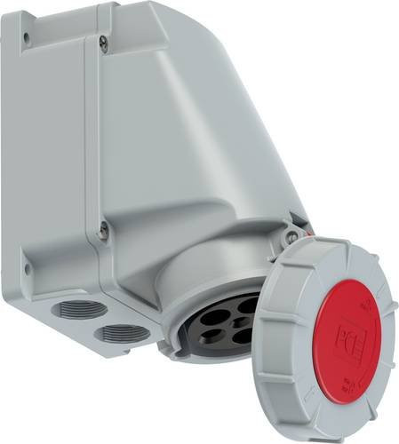 PCE Wandsteckdose 135-6 CEE 63 A 5polig 400 V Rot IP67 - Bild 1