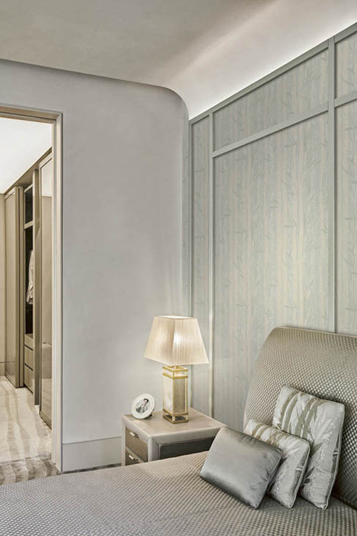 Armani Casa Tapete Gion 9503 in Grau mit floralem Botanical-Design aus Vinyl - Bild 1