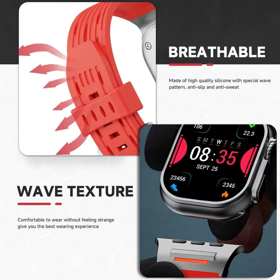 Breathe Sports Uhrenarmband Silikon, Unisex - Bild 2