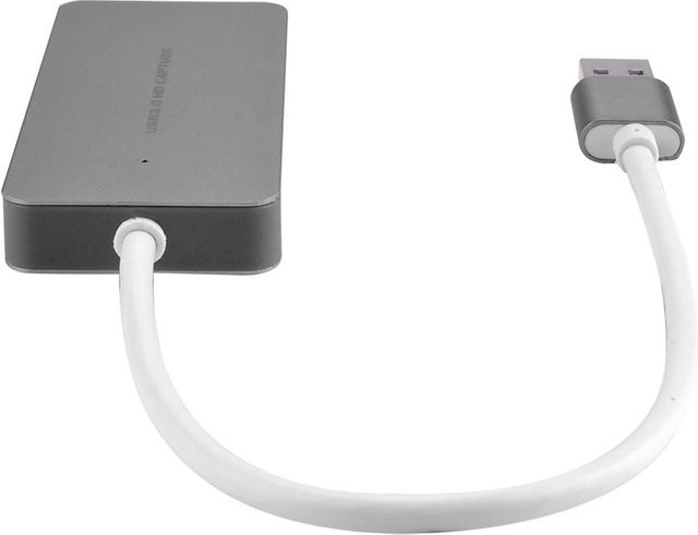 ezcap265 USB 3.0 HD-Capture-Karte als Videospiel-Recorder und 1080P Live-Streaming-Konverter in Grau - Bild 1