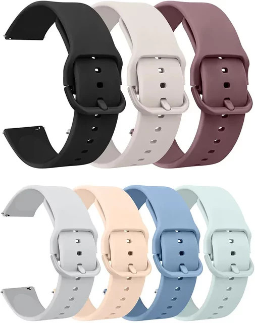 Uhrenarmband Silikon, Schwarz, Unisex - Bild 1