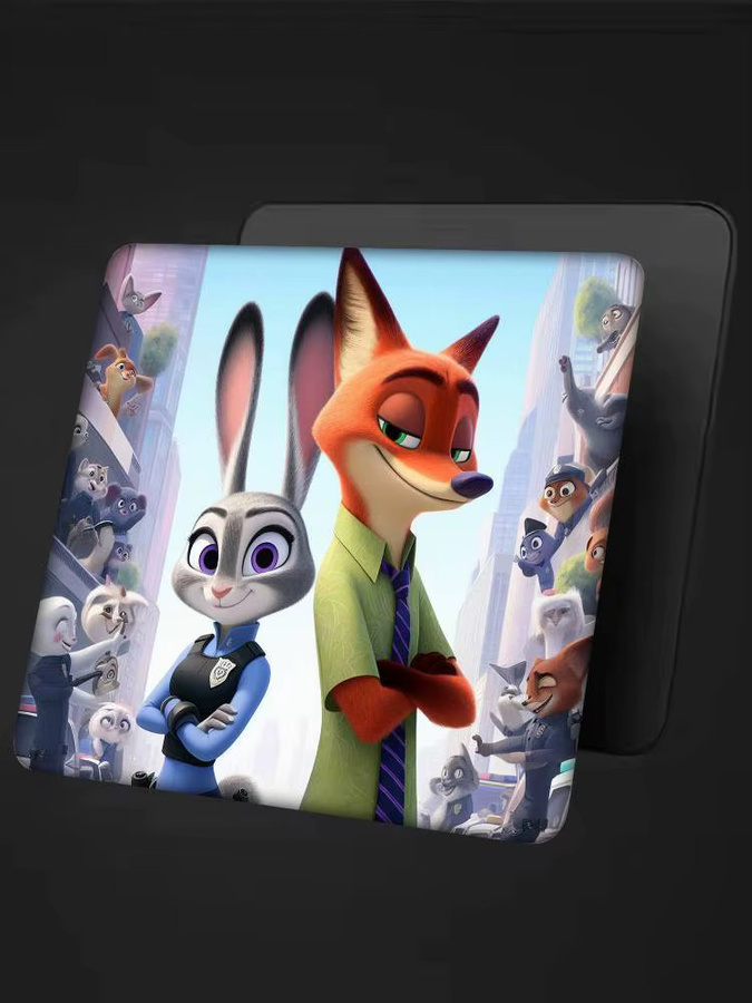 Mesuca Zootopia 2 Mauspad Cartoon Design rutschfest, Multicolor - Bild 5