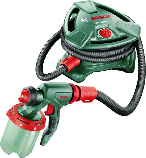 Bosch Farbsprühsystem PFS 5000 E elektrisches Handgerät in Grün/Schwarz für Wandfarbe und Lacke - Bild 2