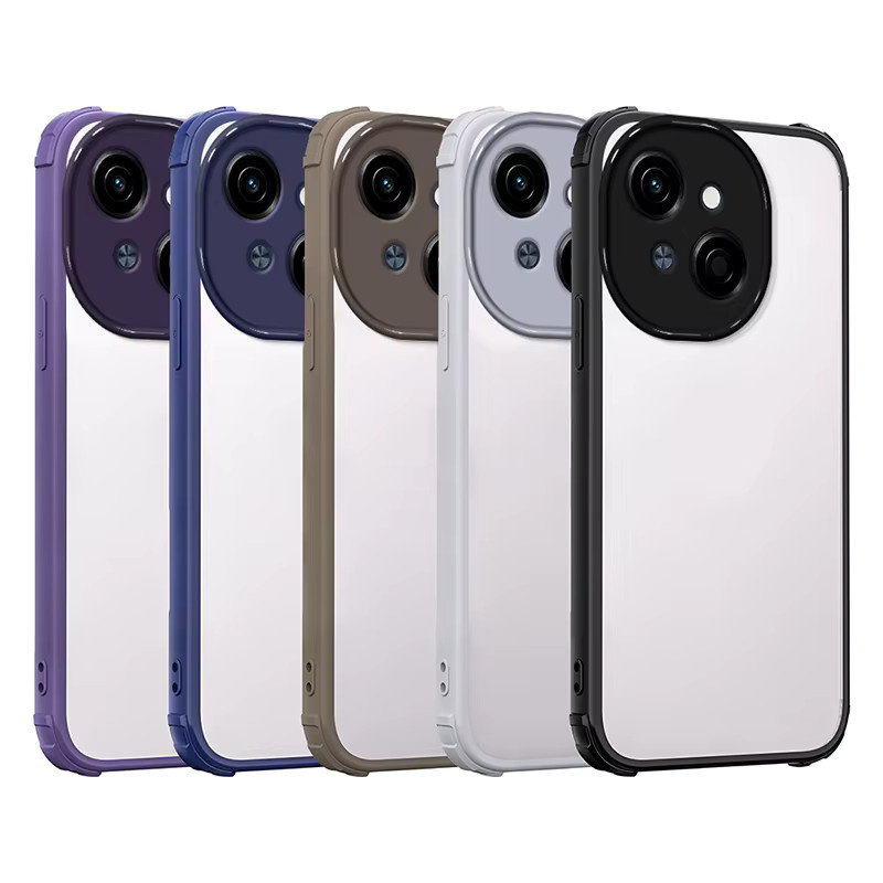 Transparente Anti-Fall-Handyhülle aus hartem PC für Tecno Spark GO 1, GO 2, Spark GO 2024, POP 8 und POP 9 - Bild 2