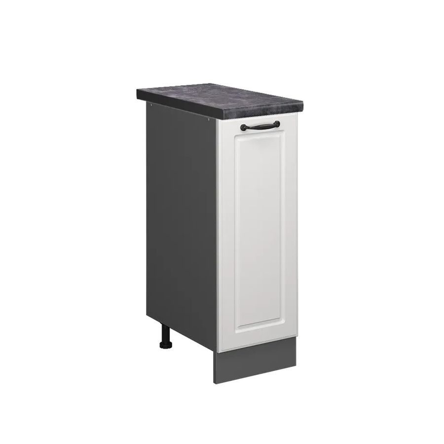Vicco Apothekerschrank R-Line Landhaus Stil Weiß und Anthrazit B: 30 cm, H: 81,6 cm, T: 60 cm - Bild 2