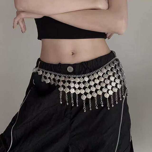 Ruidi bb Taillenkette, Schwarz, Silber, Damen - Bild 1