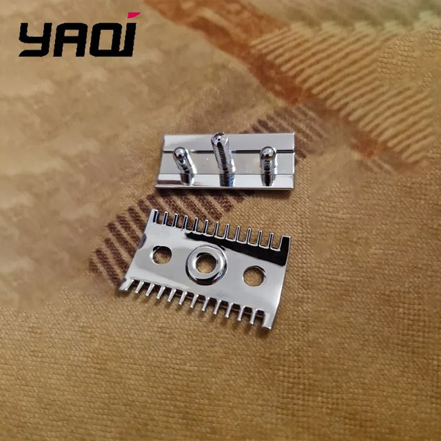 YAQI Sicherheitsrasierer für Herren, chromfarben, 0,20 mm Klingengapfen - Bild 1