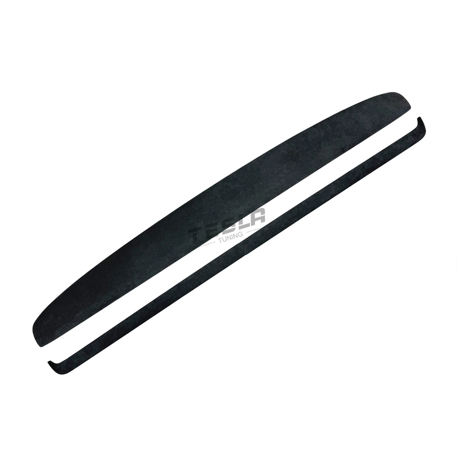 Alcantara Armaturenbrett-Ersatz für Tesla Model Y Juniper und Model 3 Highland in Schwarz - Bild 3