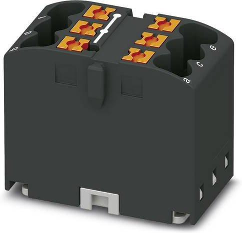Phoenix Contact Verteilerblock 3273278 Zugfeder Schwarz 10 Stück Breite: 15,6 mm - Bild 1