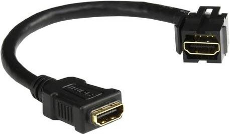 Schneider Electric HDMI AV Anschlusskabel in Schwarz, Länge: 0,20 m - Bild 1