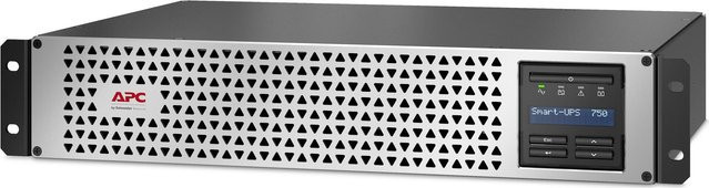 APC Smart-UPS Li-Ion 750VA USV mit SmartConnect, 600 Watt, Schwarz, 2U, Anschlüsse: USB, RS-232 und 8 Ausgangsanschlüsse - Bild 1