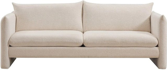 Vente-unique Sofa Gorazi in Beige mit Chenille-Stoff, Breite: 210 cm - Bild 1