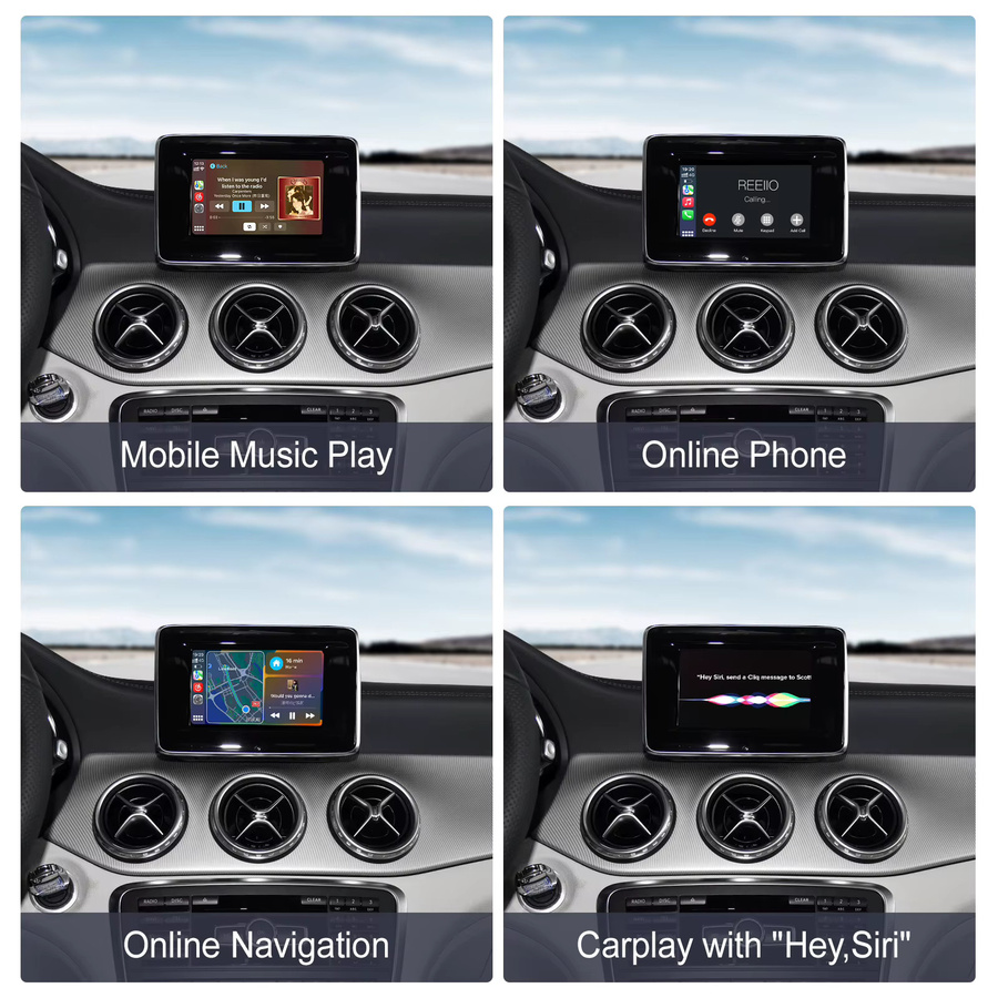 Becker Modul für Mercedes Benz NTG4.5 mit Android Auto und drahtlosem CarPlay in Schwarz - Bild 4